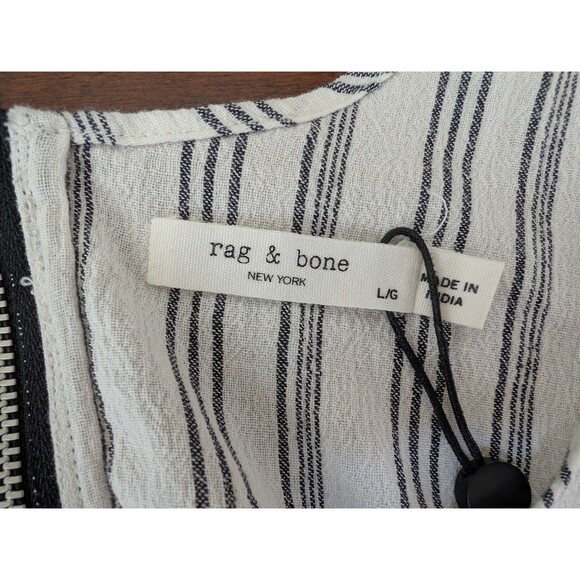 Rag & Bone Valley Tank White & Black Top Size L - Picture 5 of 7